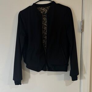 lululemon athletica Black Bomber Jacket
